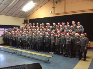 Listen to our school choir singing at the Parent Association coffee morning. 