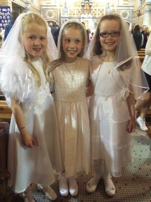 First Holy Communion.